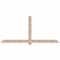 Ekena Millwork Eugene Smooth Timber Gable Bracket, Douglas Fir, 108"W x 49"H x 5 1/2"D x 5 1/2"F, 11/12 Pitch GBW108X49X0606EUG00SDF - alternate 1